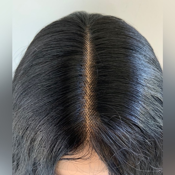 Long Black Loose Wave Premium Fiber Lace Front Wig for Daily Wear/Cosplay/Events - Picture 2 of 12